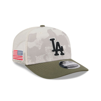 Los Angeles Dodgers Armed Forces Day 2025 9SEVENTY Trucker Hat