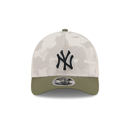 New York Yankees Armed Forces Day 2025 9FORTY M-Crown A-Frame Trucker Hat