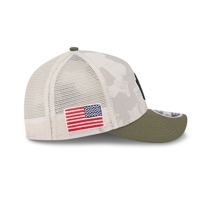 New York Yankees Armed Forces Day 2025 9FORTY M-Crown A-Frame Trucker Hat