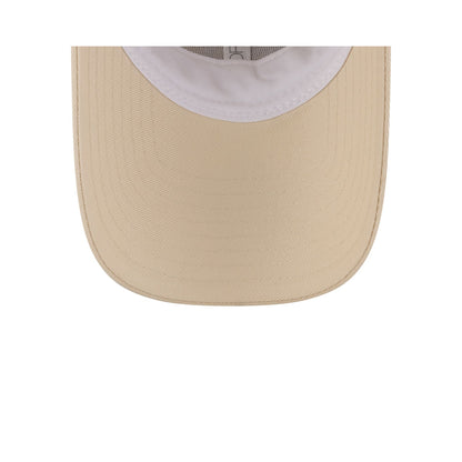 New York Yankees Beaded Floral Cream Women's 9FORTY Adjustable Hat