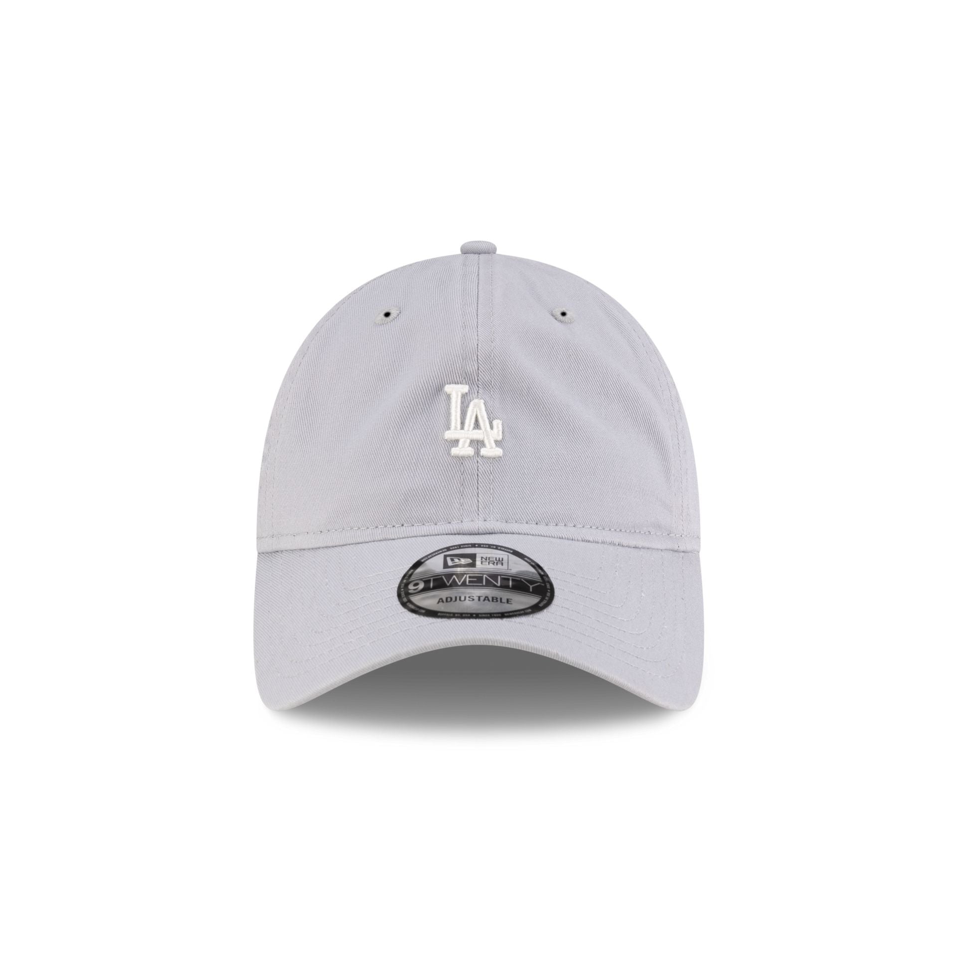 Los Angeles Dodgers Mini Logo Washed Gray 9TWENTY Adjustable Hat
