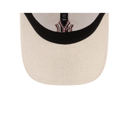 New York Yankees Linen Cream 9TWENTY Adjustable Hat