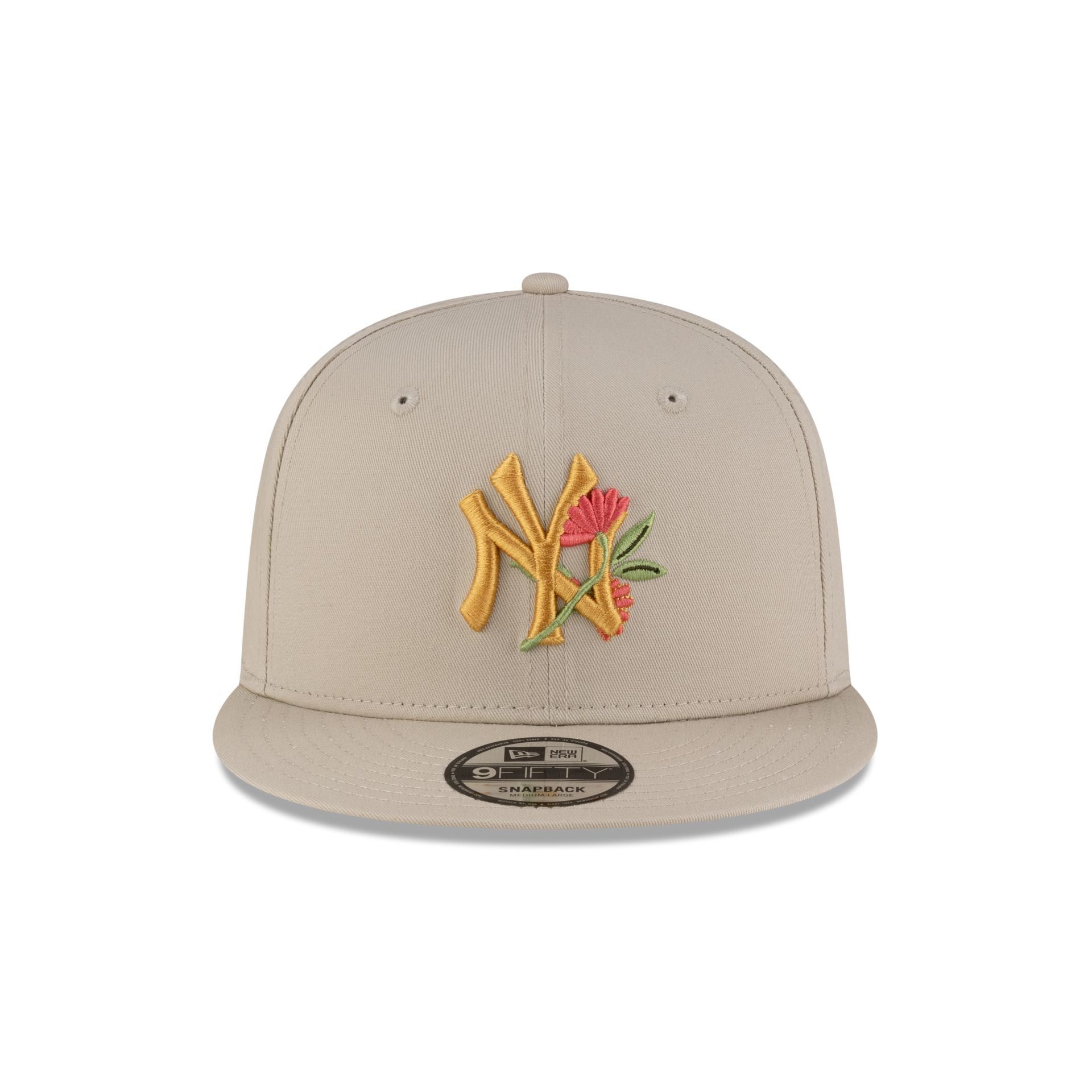 New York Yankees Floral Ivory 9FIFTY Snapback Hat