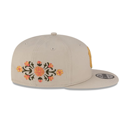 New York Yankees Floral Ivory 9FIFTY Snapback Hat