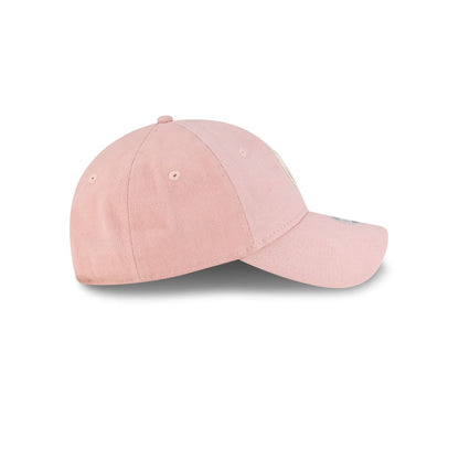 New York Yankees Dye Denim Pastel Pink Women's 9TWENTY Adjustable Hat