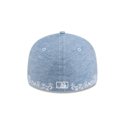 New York Yankees Hand Stitched Chambray Low Profile 59FIFTY Fitted Hat