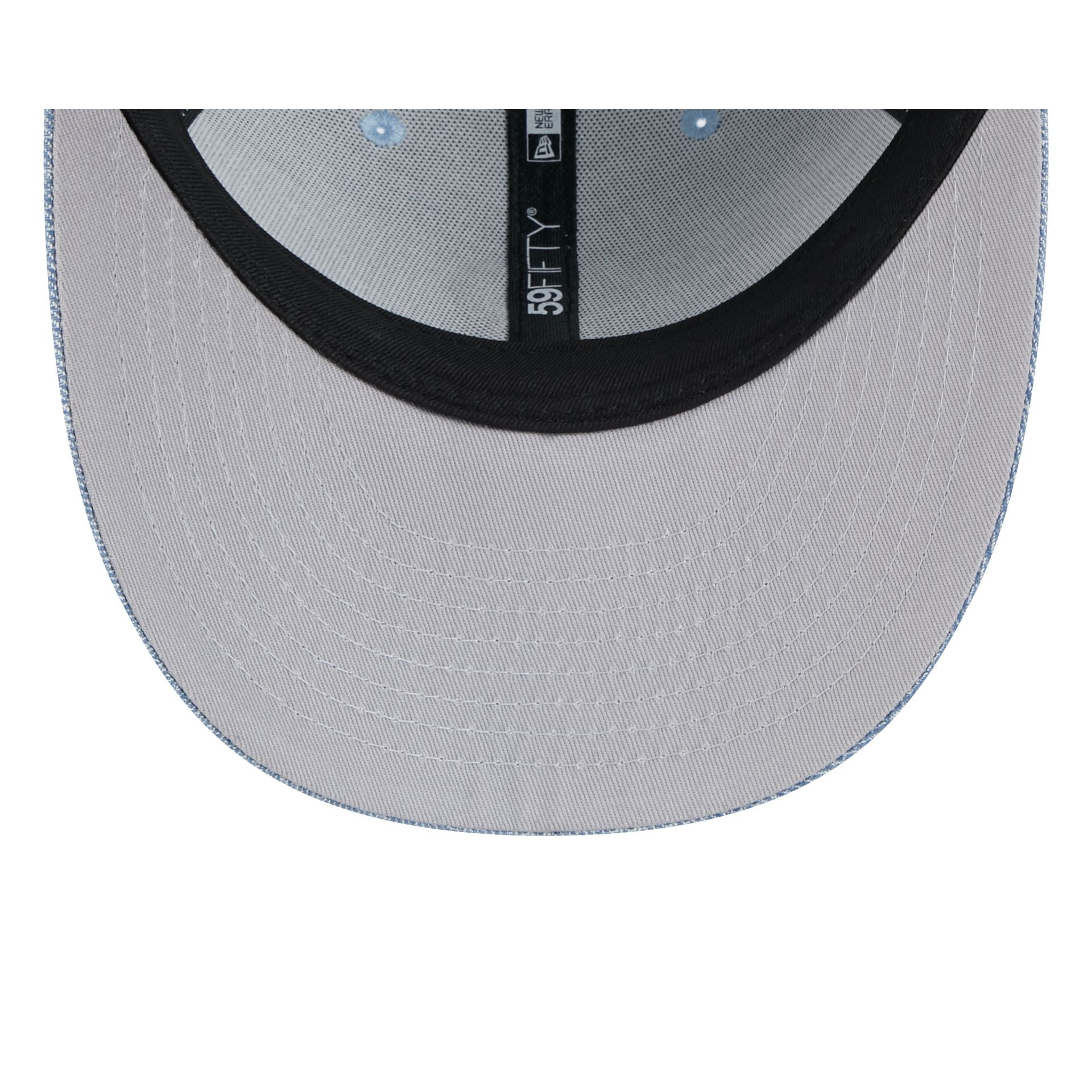 New York Yankees Hand Stitched Chambray Low Profile 59FIFTY Fitted Hat