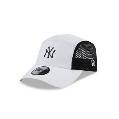New York Yankees White Poly Runner Adjustable Hat