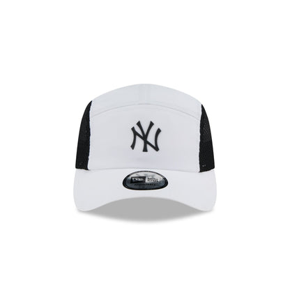 New York Yankees White Poly Runner Adjustable Hat