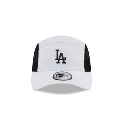 Los Angeles Dodgers White Poly Runner Adjustable Hat