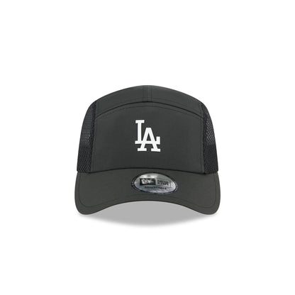 Los Angeles Dodgers Black Poly Runner Adjustable Hat