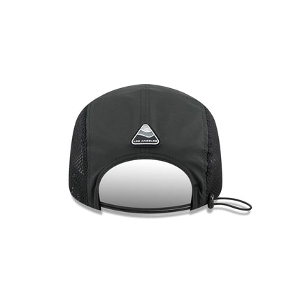 Los Angeles Dodgers Black Poly Runner Adjustable Hat