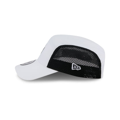Miami Marlins White Poly Runner Adjustable Hat