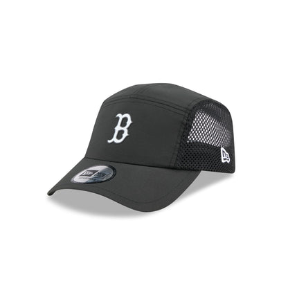 Boston Red Sox Black Poly Runner Adjustable Hat