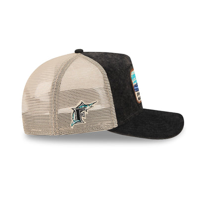 Miami Marlins Vintage Landscape 9FIFTY A-Frame Trucker Hat