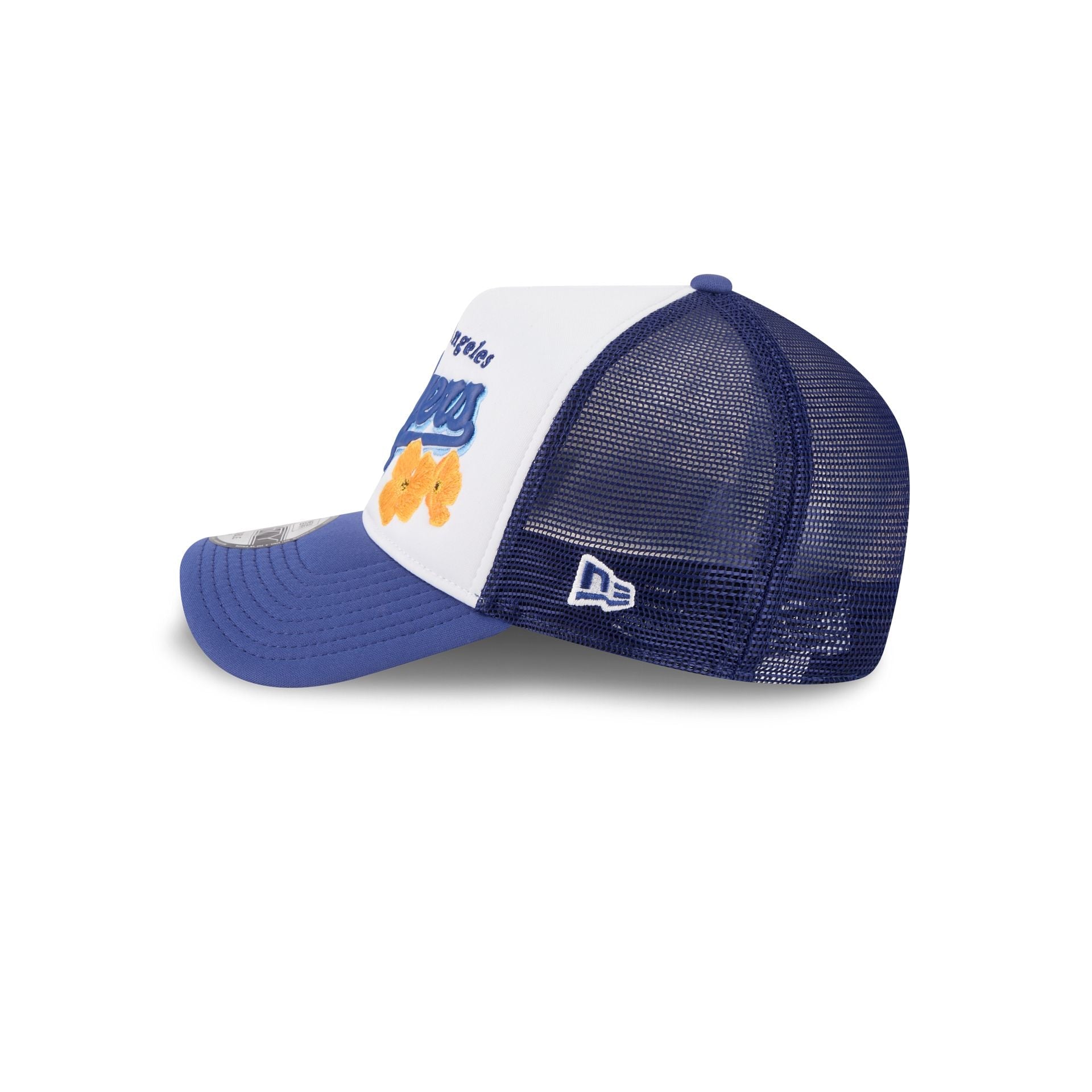 Los Angeles Dodgers State Flower 9FORTY A-Frame Trucker Hat