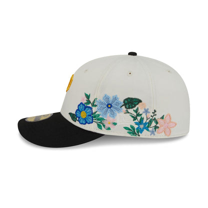 Pittsburgh Pirates Tonal Florals White 59FIFTY Fitted Hat