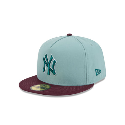 New York Yankees Beach Kiss Blue 59FIFTY A-Frame Fitted Hat