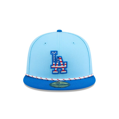 Los Angeles Dodgers Independence Day 2025 59FIFTY Fitted Hat