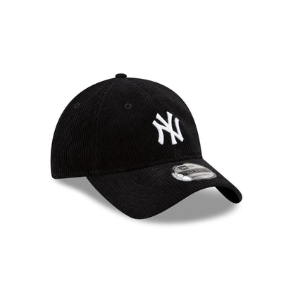 New York Yankees Cord Black 9TWENTY Adjustable Hat