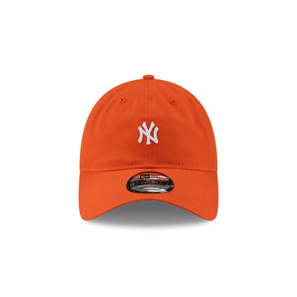 New York Yankees Mini Logo Orange 9TWENTY Adjustable Hat