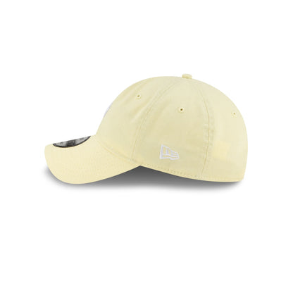 New York Yankees Mini Logo Pastel Yellow 9TWENTY Adjustable Hat