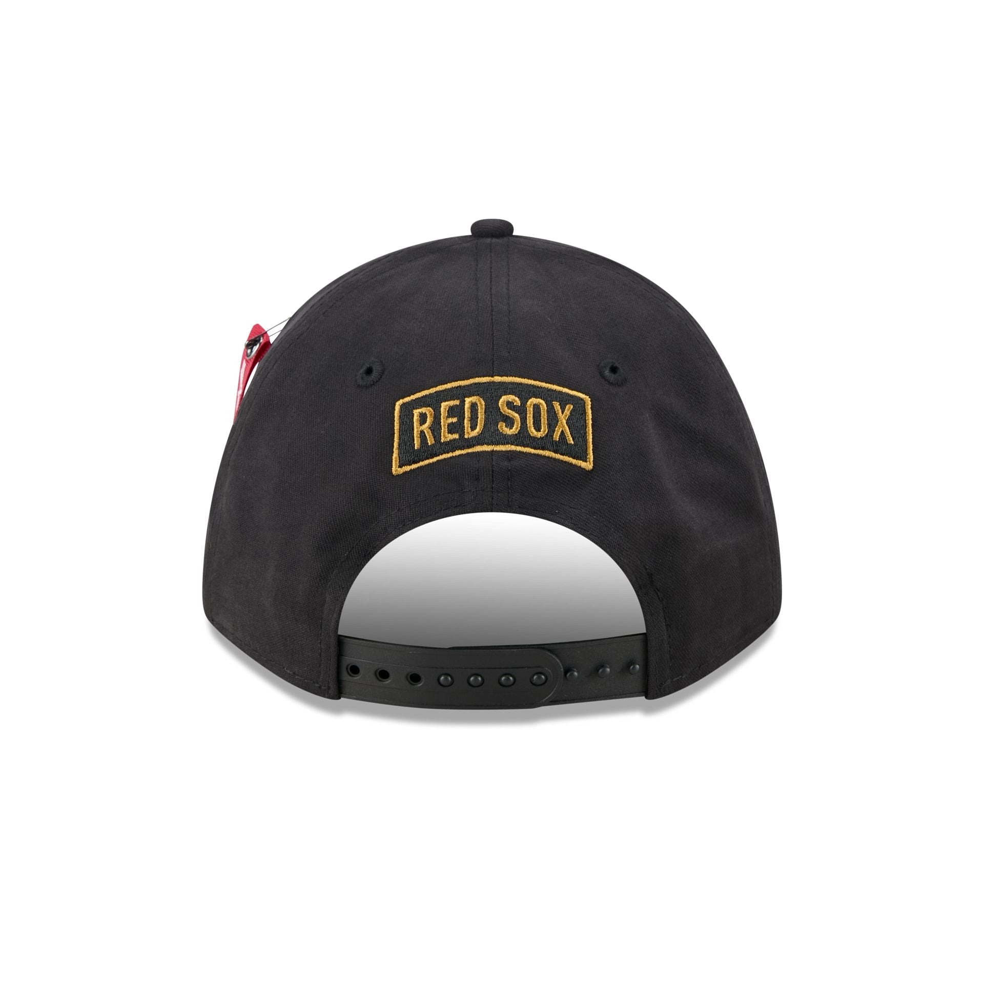 Alpha Industries x Boston Red Sox Black 9FORTY M-Crown A-Frame Snapback Hat