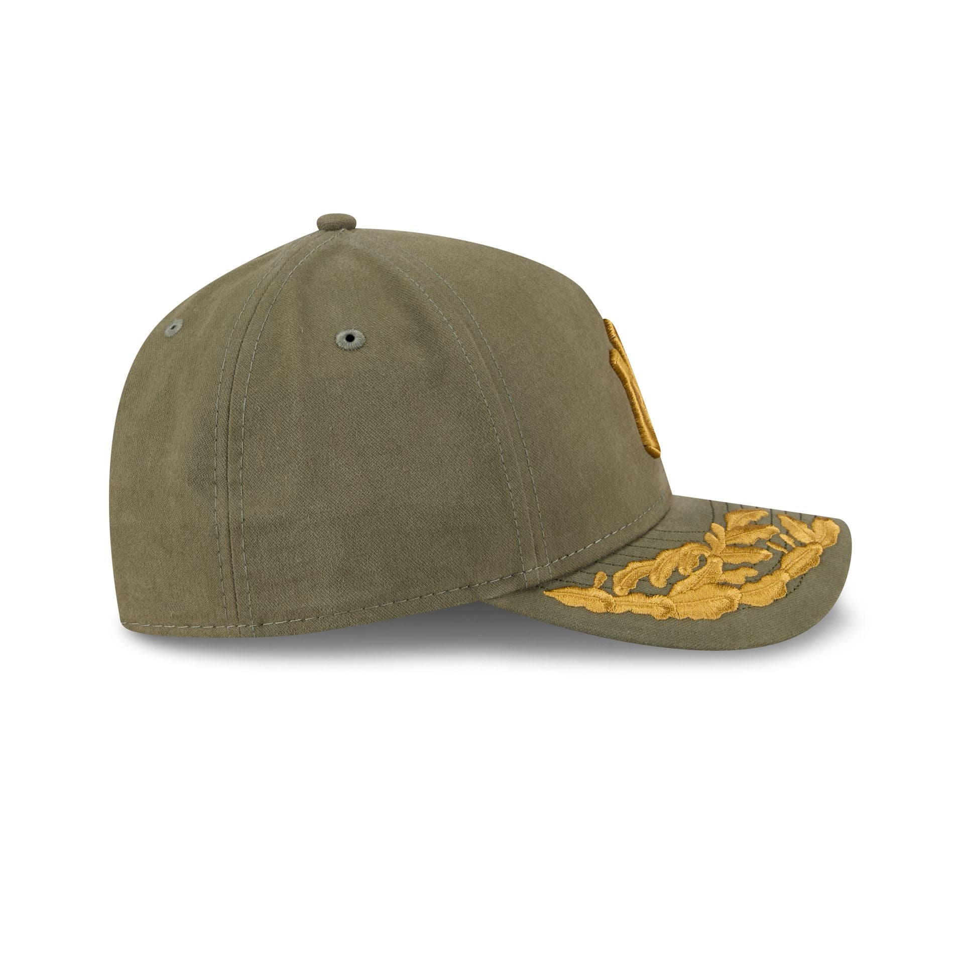 Alpha Industries x New York Yankees Olive Green 9FORTY M-Crown A-Frame Snapback Hat