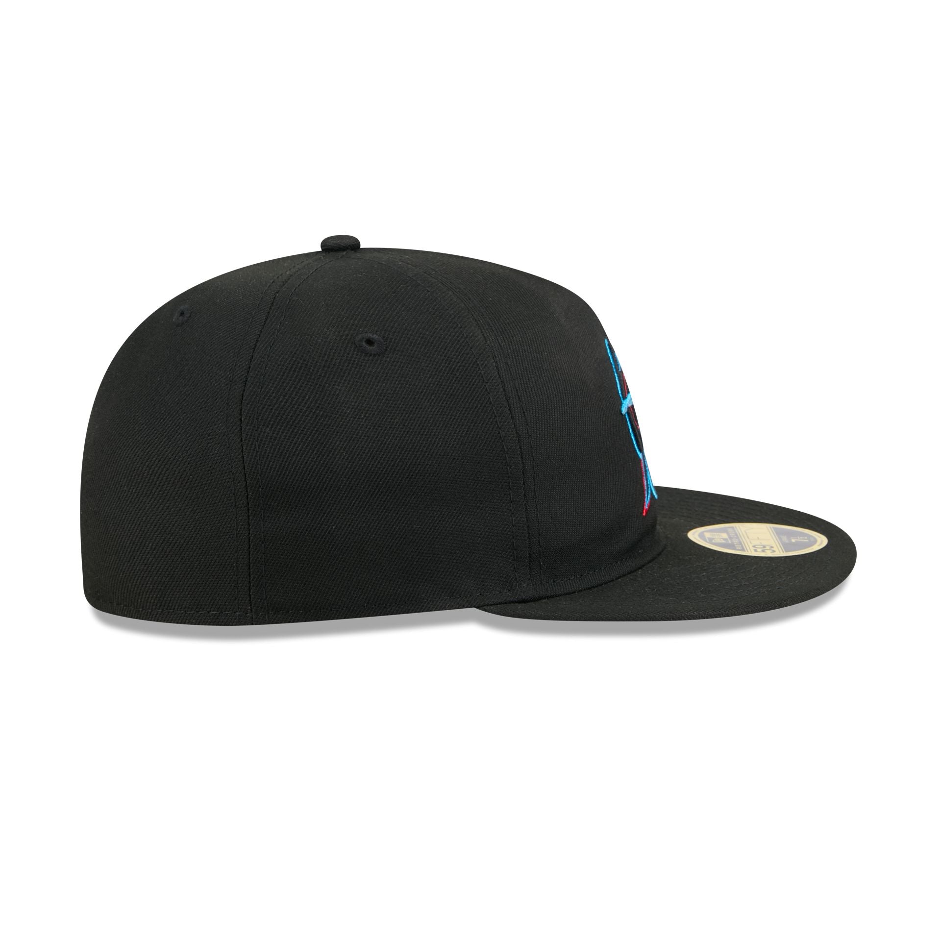 Miami Marlins Easy Retro Crown 59FIFTY A-Frame Fitted Hat
