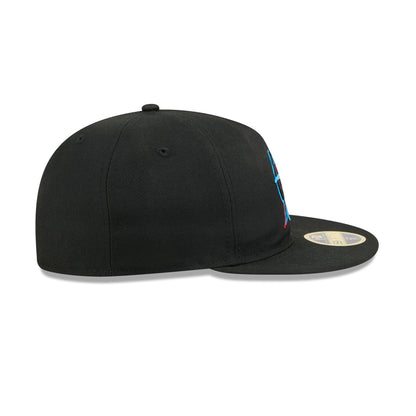 Miami Marlins Easy Retro Crown 59FIFTY A-Frame Fitted Hat