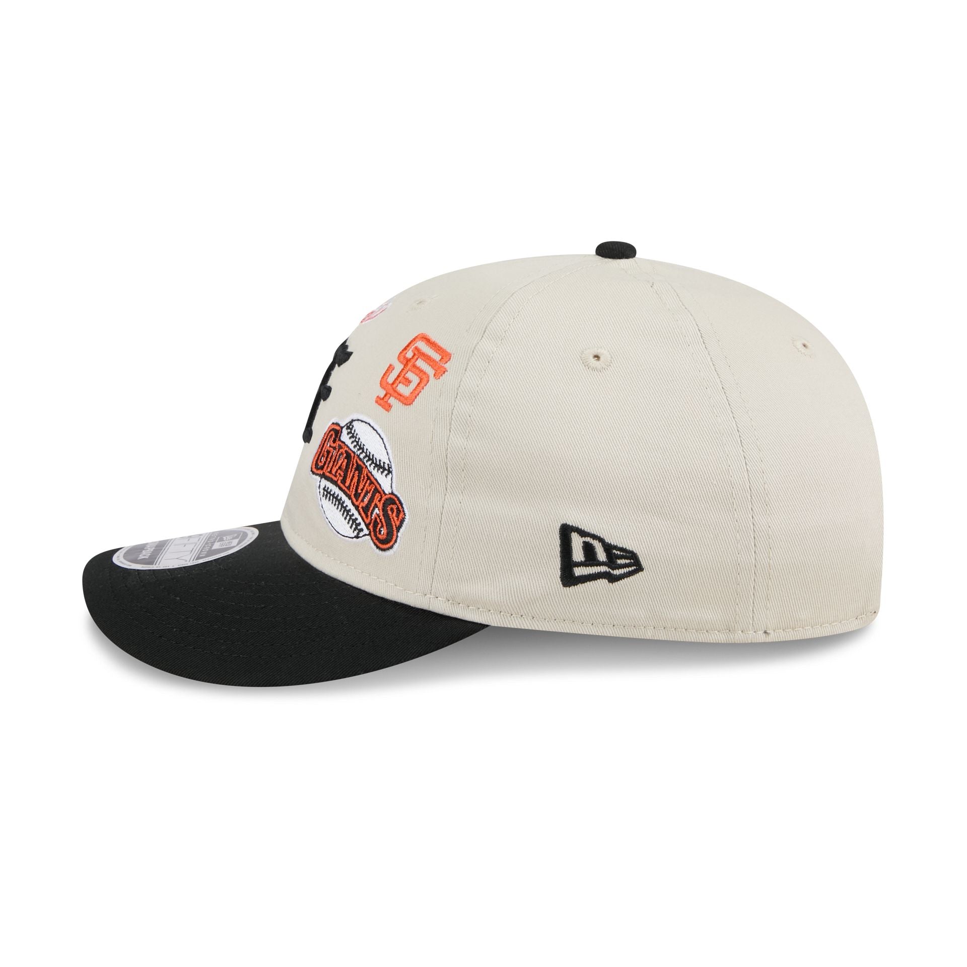 San Francisco Giants Scattered Patches Retro Crown 9FIFTY Snapback Hat