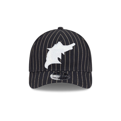 Miami Marlins Dotted Pinstripe 9FORTY M-Crown A-Frame Adjustable Hat