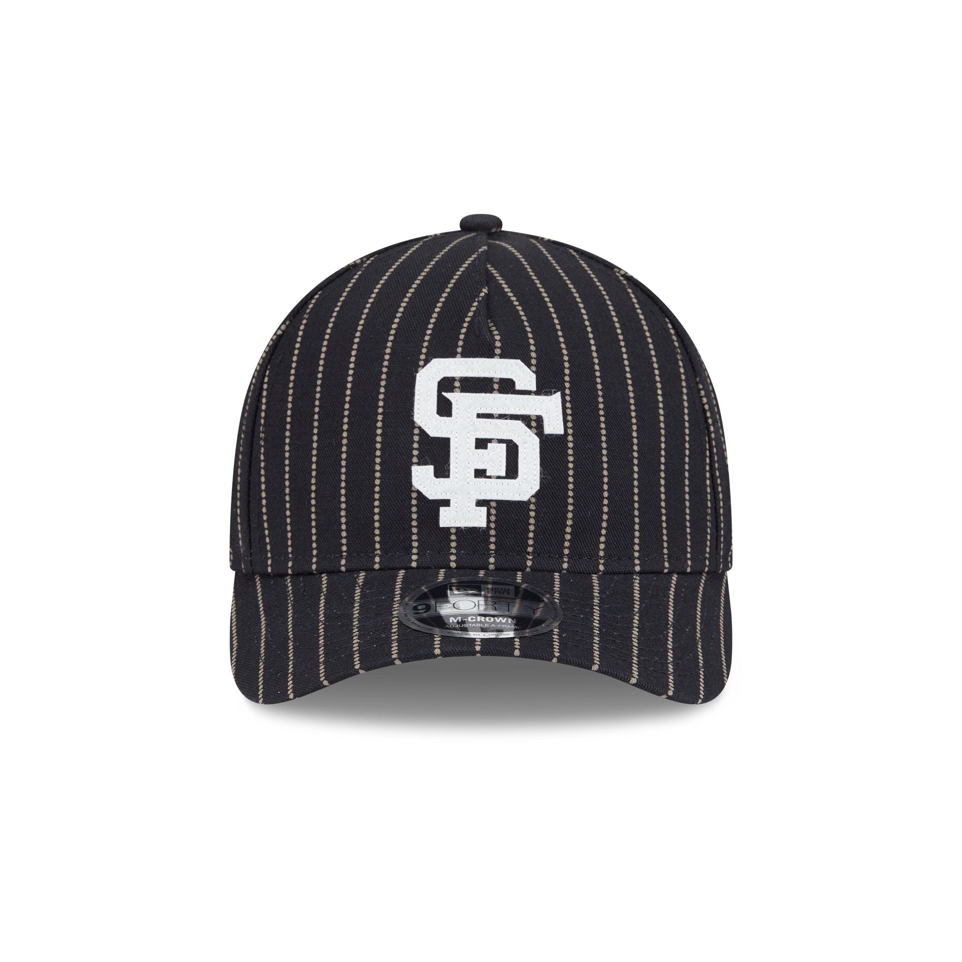 San Francisco Giants Dotted Pinstripe 9FORTY M-Crown A-Frame Adjustable Hat