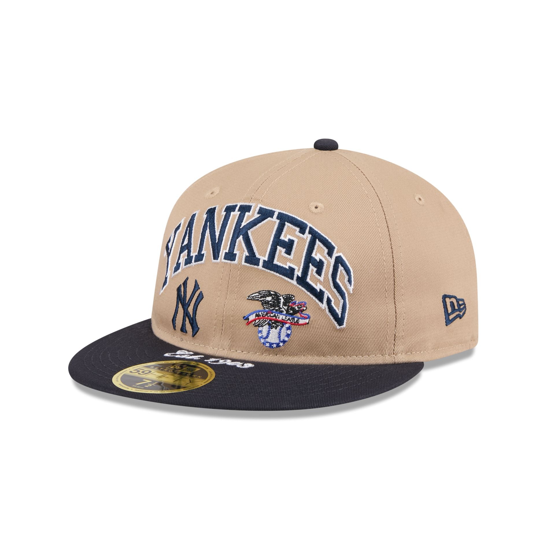 New York Yankees Camel Retro Crown 59FIFTY Fitted Hat
