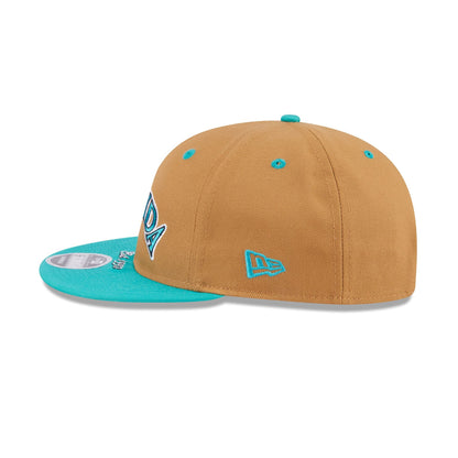 Miami Marlins Wheat Retro Crown 9FIFTY Snapback Hat