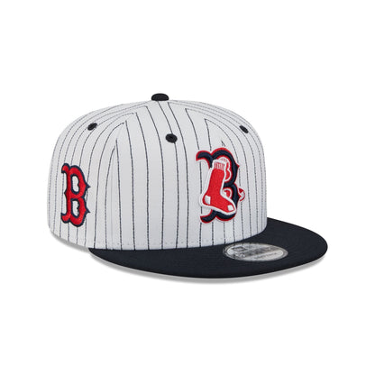 Boston Red Sox Deceptor Pinstripe 9FIFTY Snapback Hat