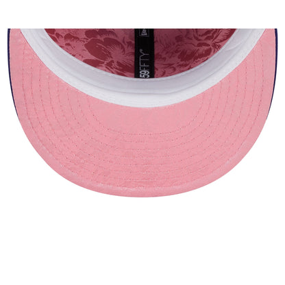 Los Angeles Dodgers Floral Undervisor 59FIFTY Fitted Hat