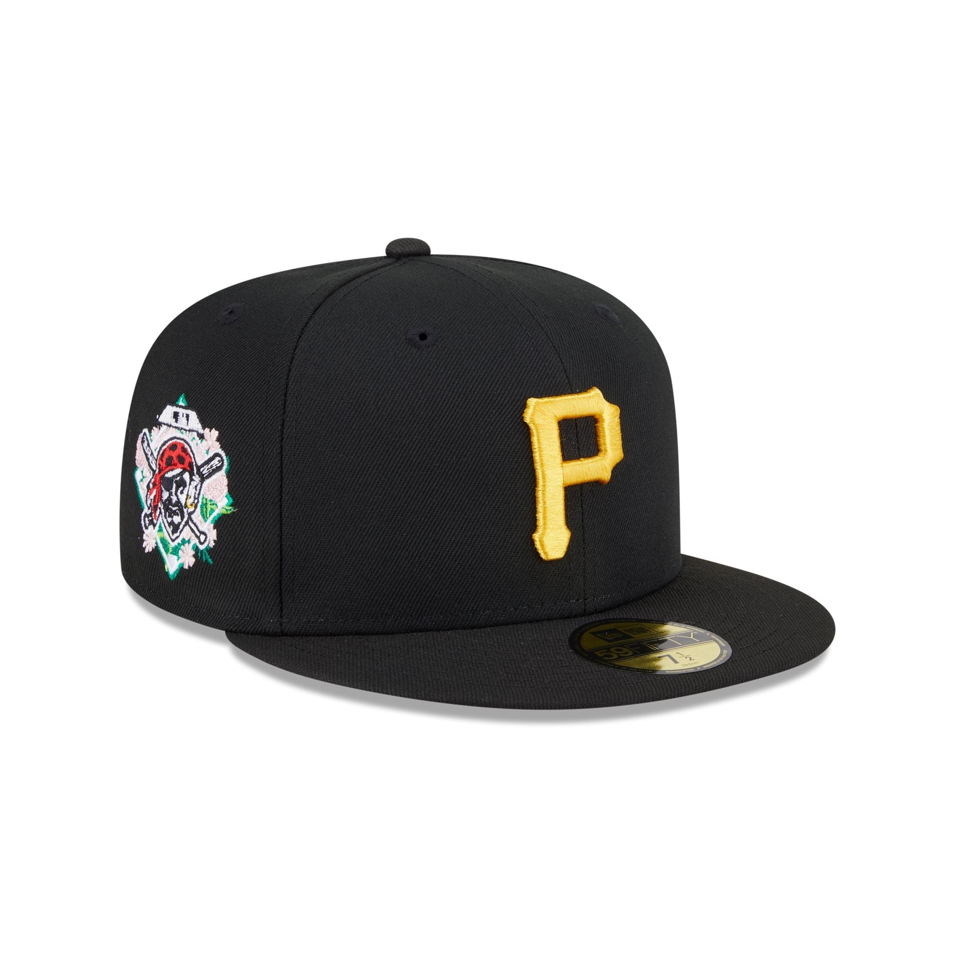 Pittsburgh Pirates Floral Undervisor 59FIFTY Fitted Hat