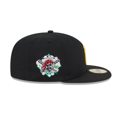 Pittsburgh Pirates Floral Undervisor 59FIFTY Fitted Hat