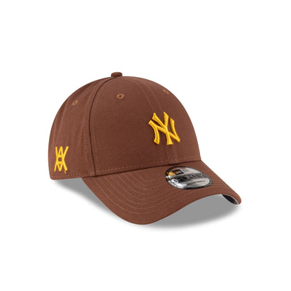 Daniel Arsham x New York Yankees Brown 9FORTY Snapback Hat