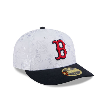 Boston Red Sox Floral Shine Low Profile 59FIFTY Fitted Hat