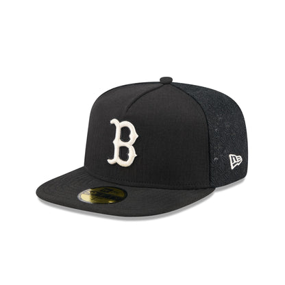 Boston Red Sox Black Mesh 59FIFTY A-Frame Fitted Hat
