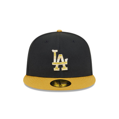 Los Angeles Dodgers Metallic Gold Logo 59FIFTY Fitted Hat