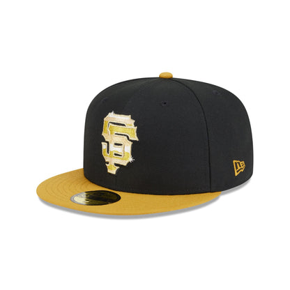 San Francisco Giants Metallic Gold Logo 59FIFTY Fitted Hat