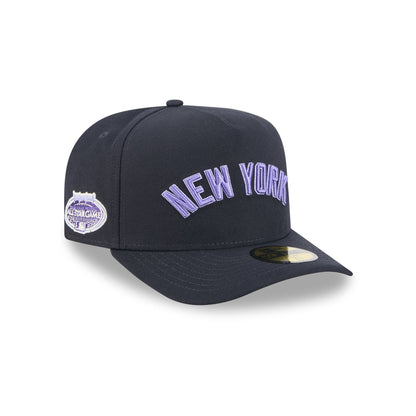 New York Yankees Navy Lavender 59FIFTY A-Frame Fitted Hat