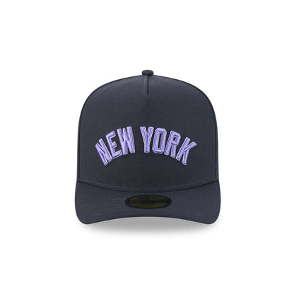 New York Yankees Navy Lavender 59FIFTY A-Frame Fitted Hat