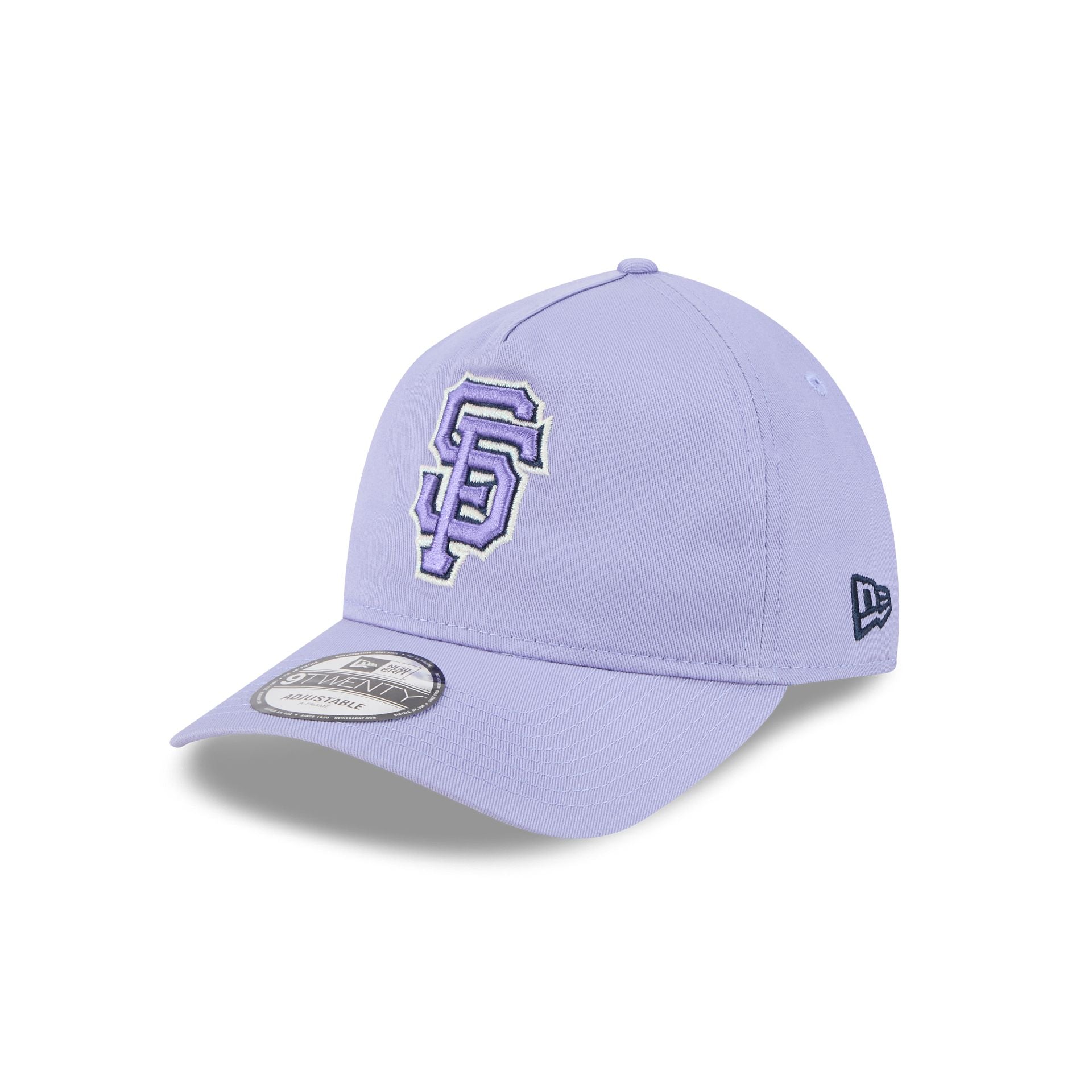 San Francisco Giants Lavender 9TWENTY A-Frame Adjustable Hat