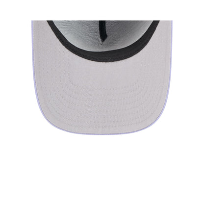 Miami Marlins Navy Lavender 9FIFTY A-Frame Snapback Hat