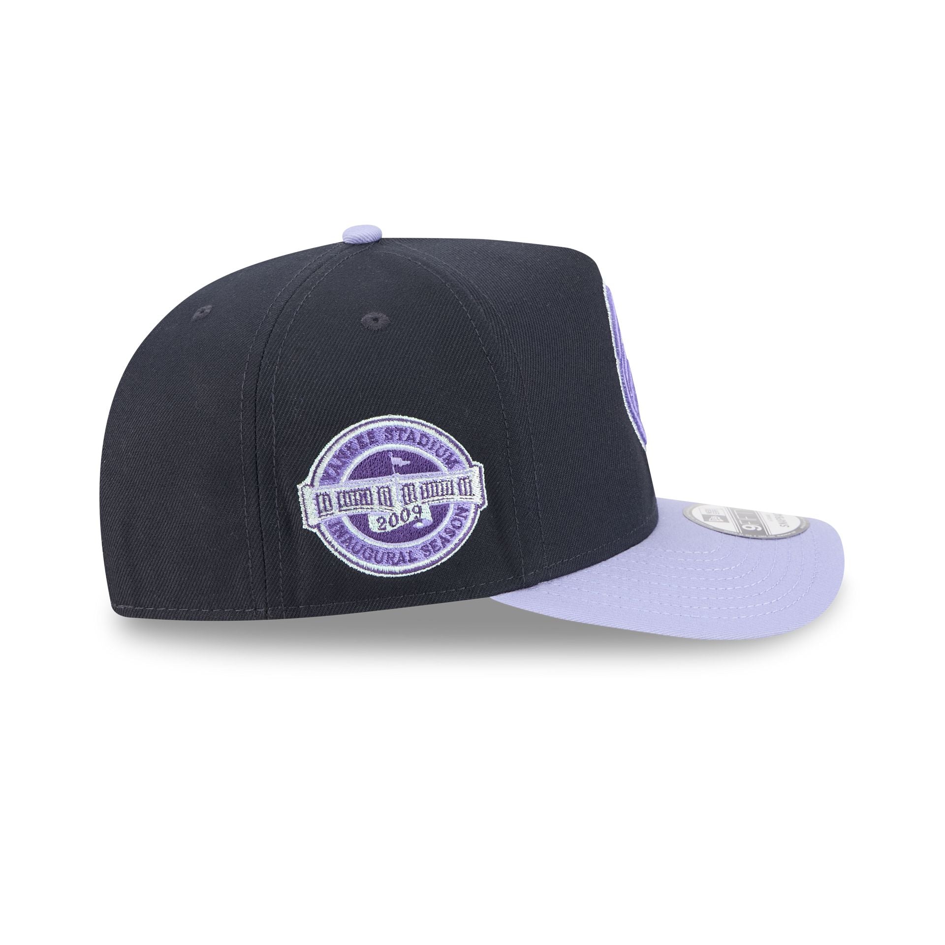 New York Yankees Navy Lavender 9FIFTY A-Frame Snapback Hat