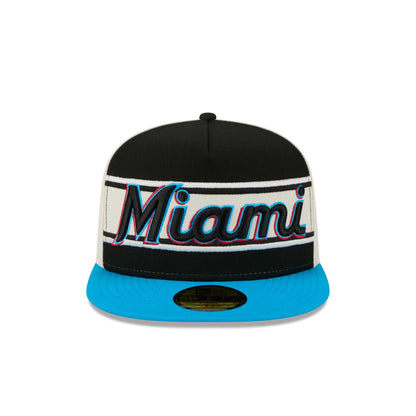 Miami Marlins Summer Derby 59FIFTY A-Frame Fitted Hat